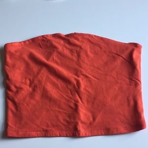 Orange Tube Top